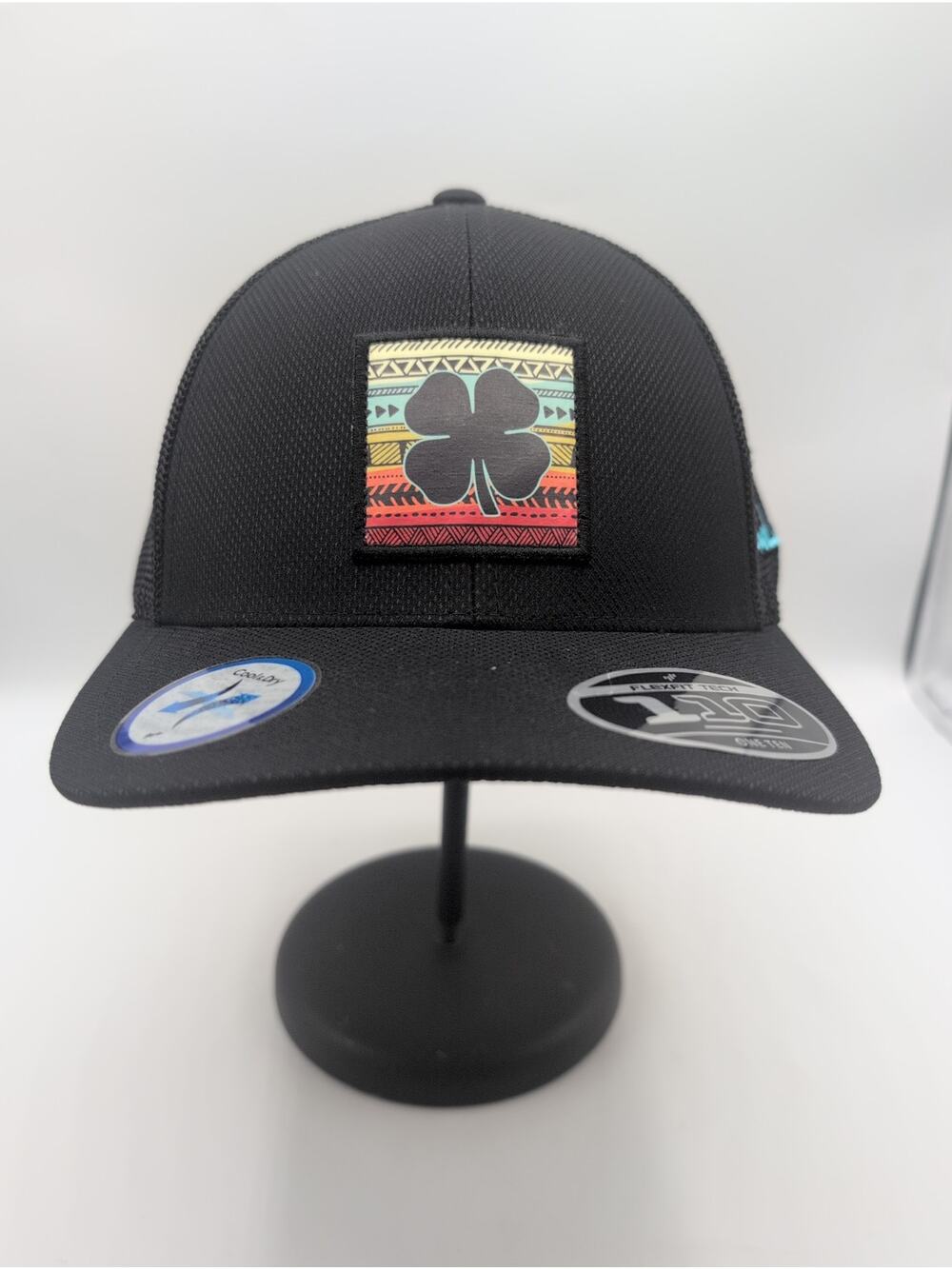 Black Clover Live Lucky Top Golf BlackClover Hat Cap Black Flex Fit Snapback NEW
